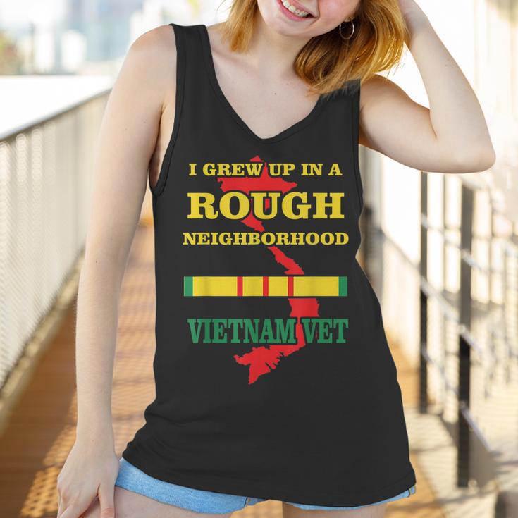 Vietnam Veteran - I Grew Up In A Rough Neighborhood Men Women T-Shirt Graphic Print Casual Unisex Tee Women Tank Top