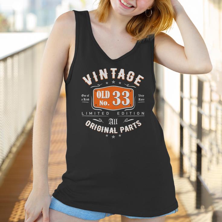 Vintage 1988 Gift For Women Men 33 Years Old 33Rd Birthday Women Tank Top