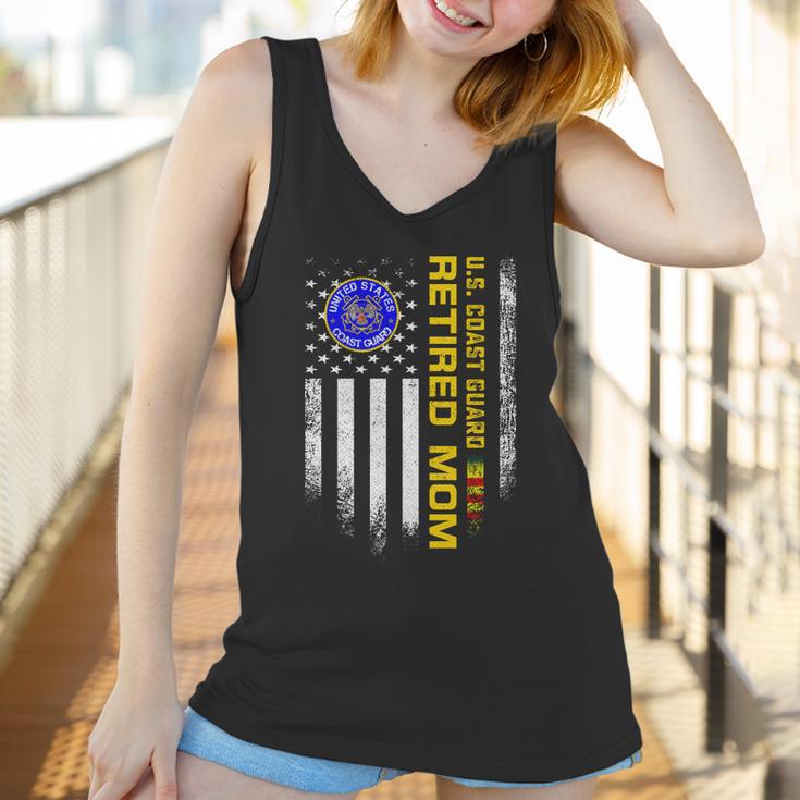 Vintage Usa Flag Us Coast Guard Vietnam Veteran Retired Mom Gift Graphic Design Printed Casual Daily Basic Women Tank Top