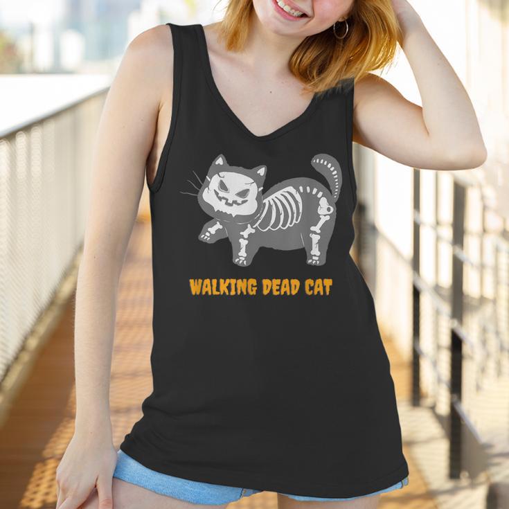 Walking Dead Cat Funny Sarcastic Humor Gift Women Tank Top