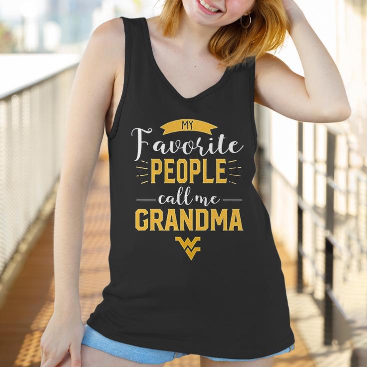 West Virginia Mountaineers My Favorite People Call Me Grandma Women Tank Top