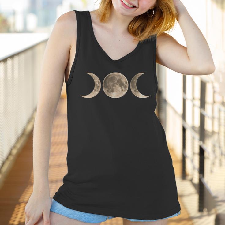 Wicca Moon - Triple Moon - Goddess Symbol T-Shirt Women Tank Top