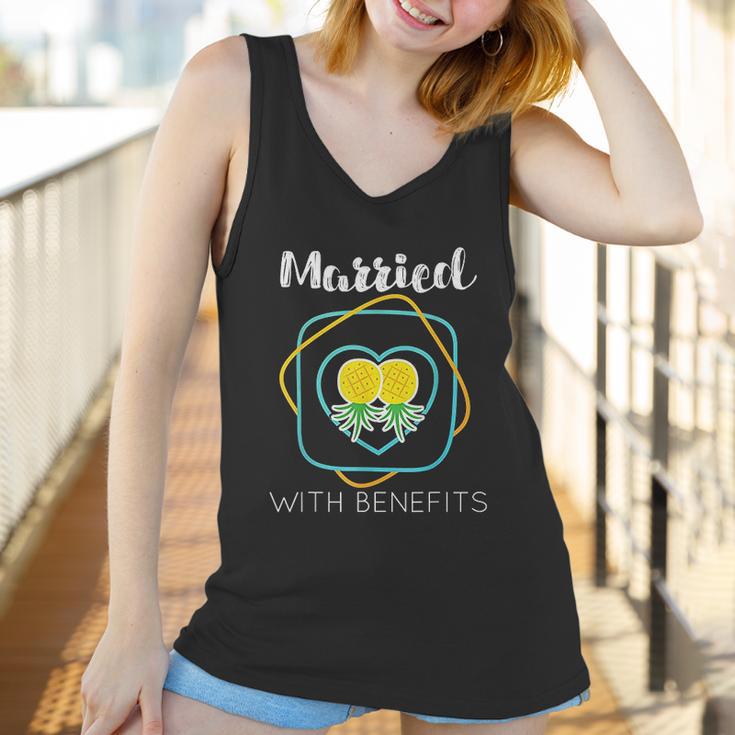 Wife Cuckold Married With Benefits Pineapple Women Tank Top