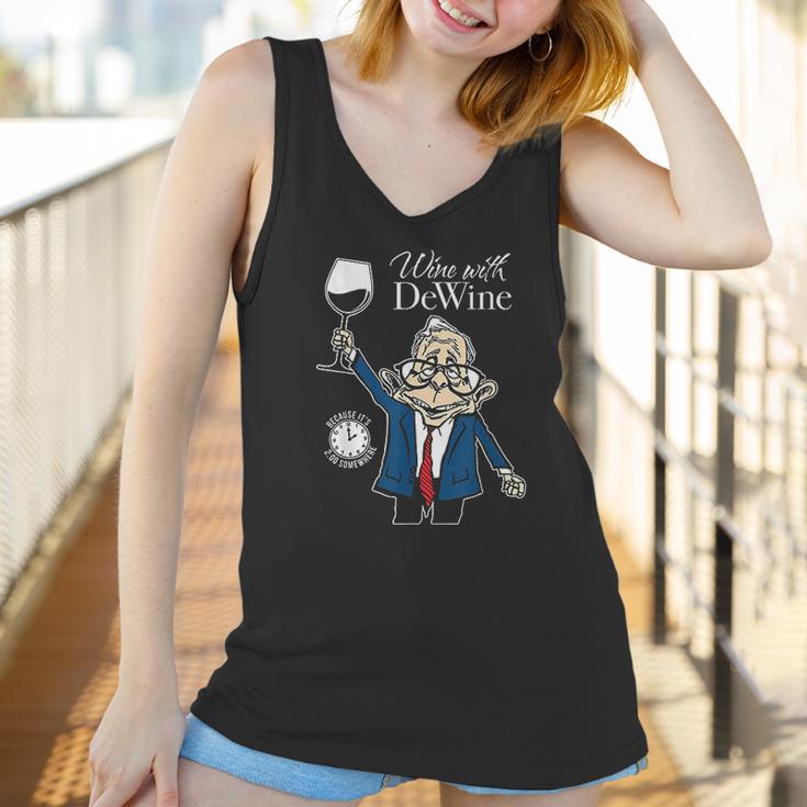 Wine With Dewine Its Two Oclock Somewhere Women Tank Top