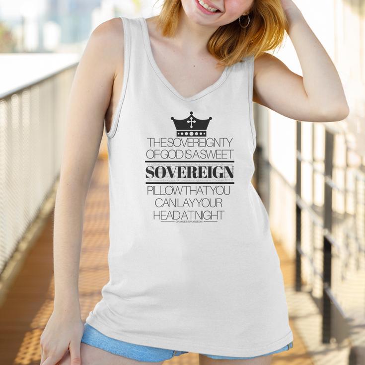 00021 Stylish Gods Sovereignty Charles Spurgeon Women Tank Top