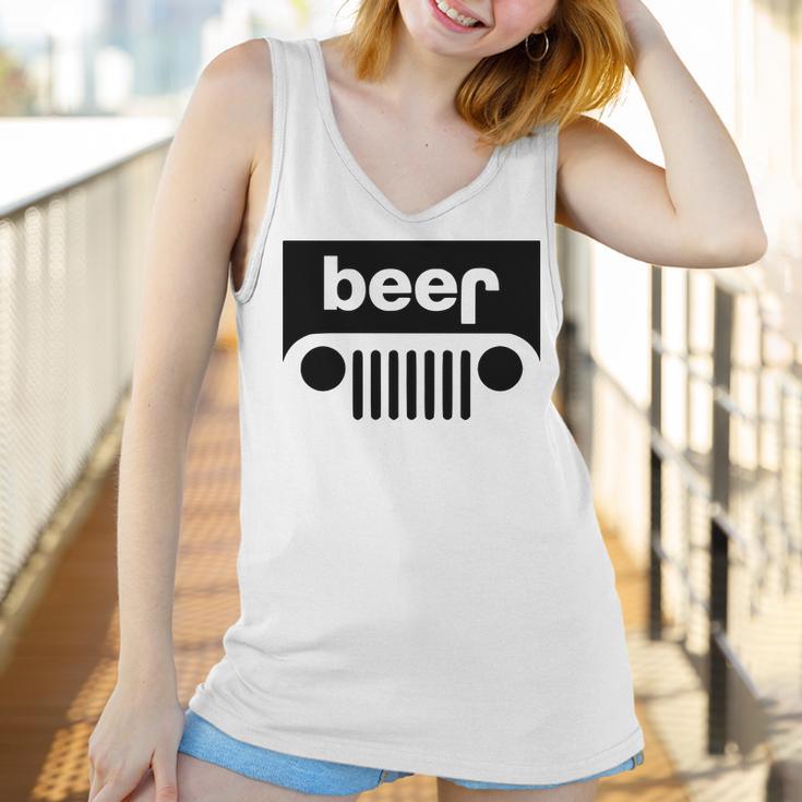 Beer Jeep Women Tank Top