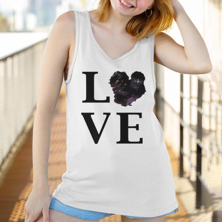 Black Silkie Chicken Love Pet Owner Women Tank Top