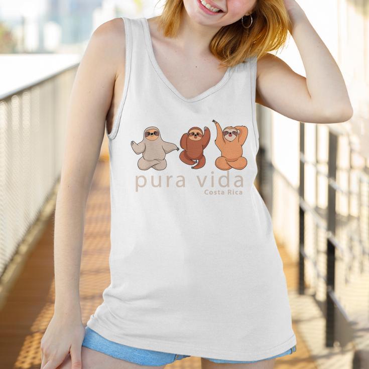 Costa Rica Sloths Souvenir Pura Vida Shirt Women Tank Top