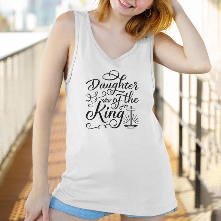 Daughter Of The King Jesus Royalty Crown Christian Women Tank Top