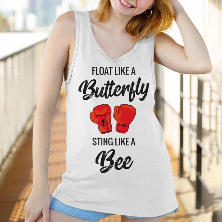 Float Like A Butterfly Sting Like A Bee Boxing Women Tank Top