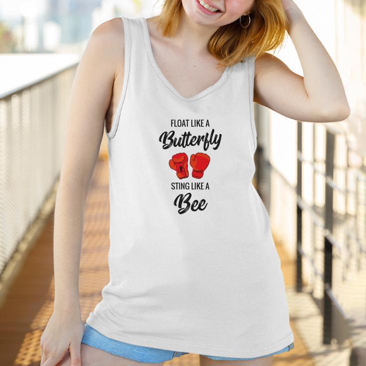 Float Like A Butterfly Sting Like A Bee Boxing Tee Women Tank Top