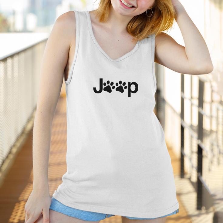 Funny Jeep Paw Prints Dogs Jeeps Owner Men Women Gift Women Tank Top