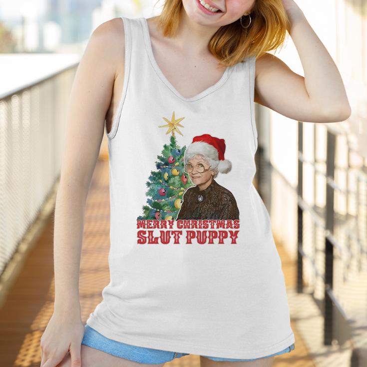 Golden Girls Sophia Merry Christmas Slut Puppy Hoodie Women Tank Top