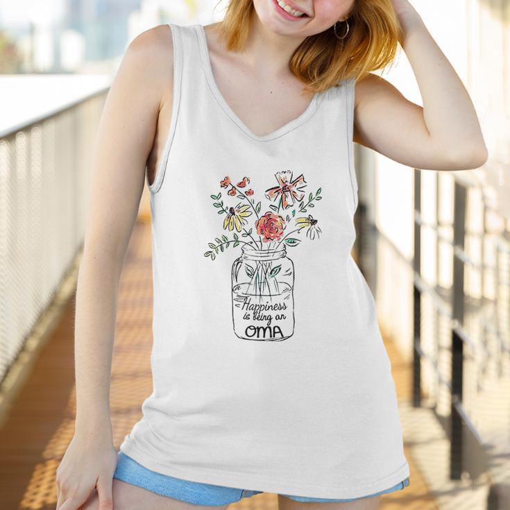 Happiness Is Being Oma Life Flower Artgrandma Women Tank Top