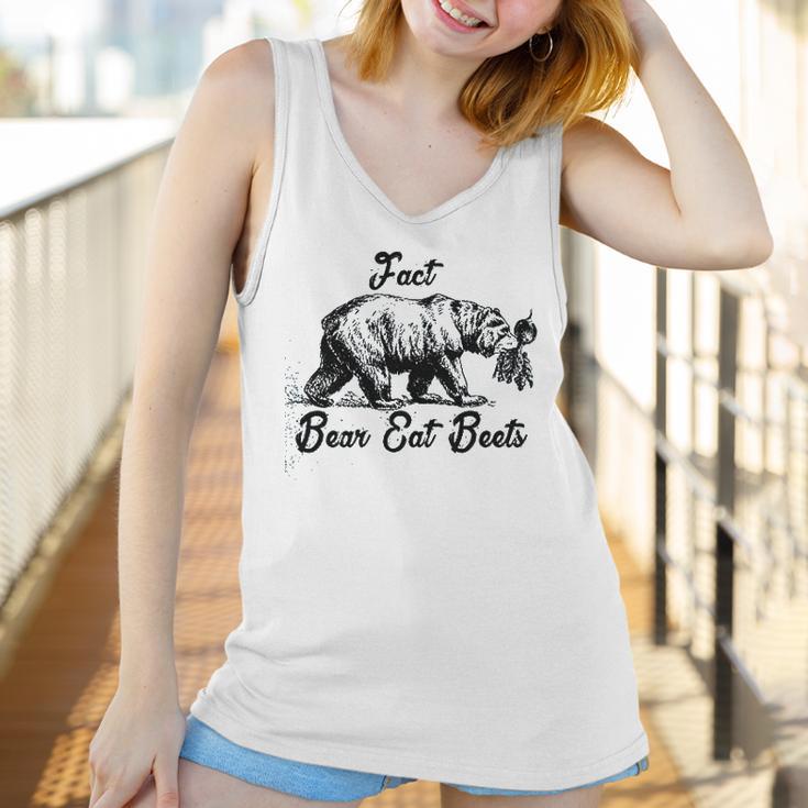 L Bear Eat Beets The Office Funny Heather Grey Men Women Tank Top