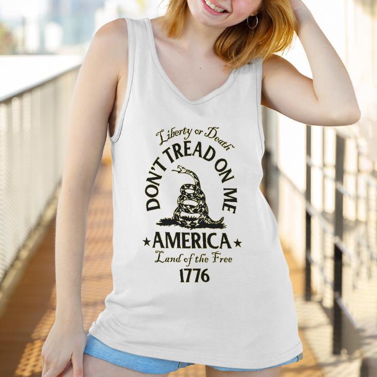 Liberty Or Death Don’T Tread On Me Ladies Womens Women Tank Top