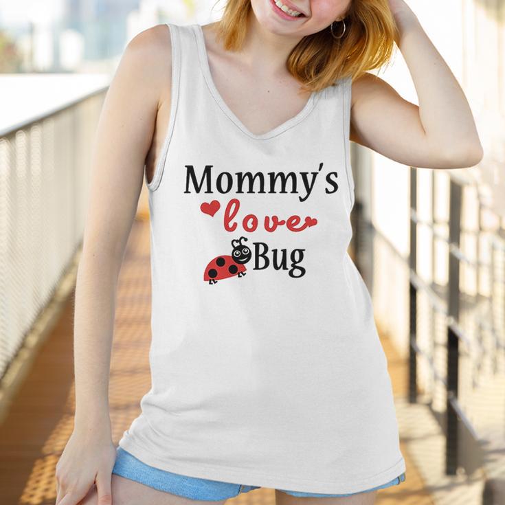 Mommys Love Bug White Puppy Dog Women Tank Top