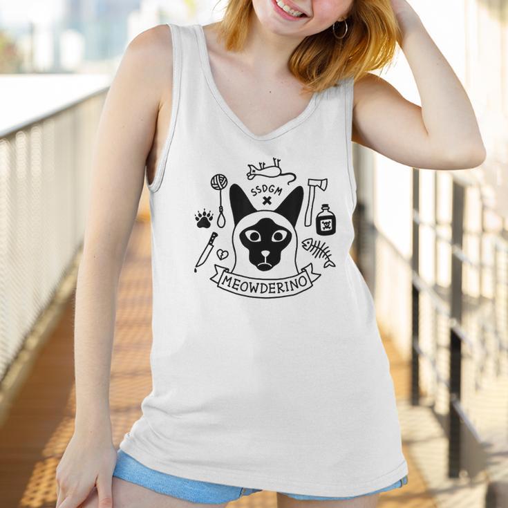 Murderino Meowderino Cat Lady Women Tank Top