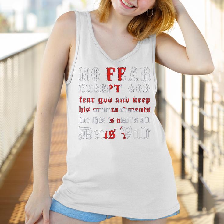 No Fear Except God Graphic Design Printed Casual Daily Basic Women Tank Top