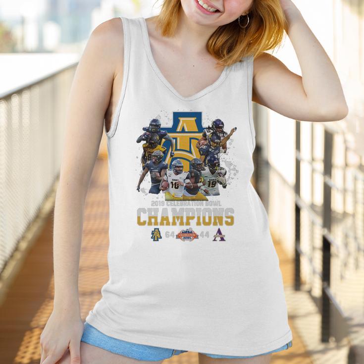 North Carolina A&T Aggies 2019 Celebration Bowl Champions Shirt Women Tank Top