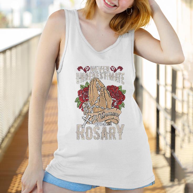 Womens Rosary Catholic Virgin Mary Women Tank Top