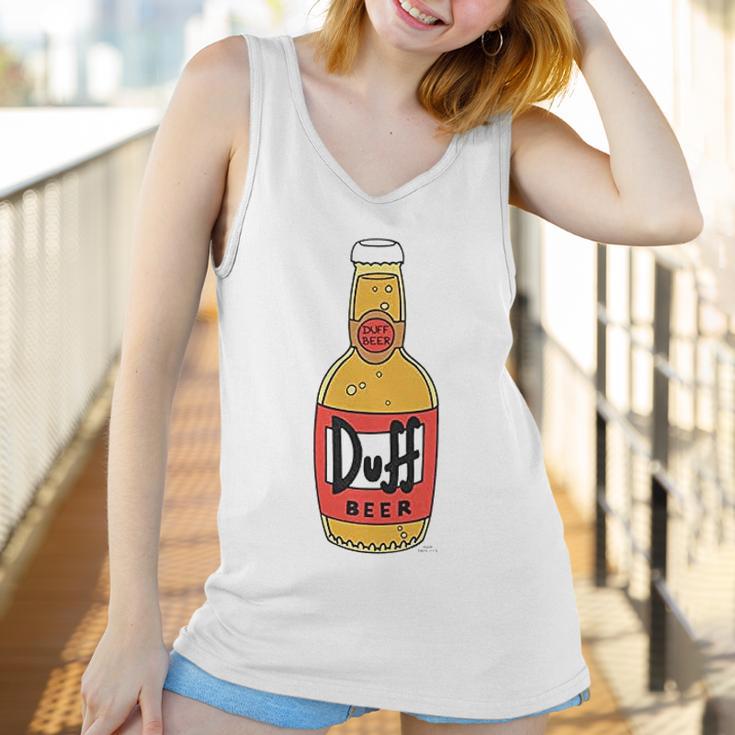 The Simpsons Duff Beer Bottle Women Tank Top