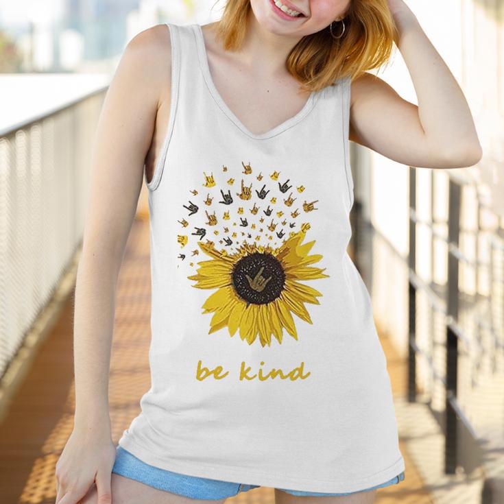 Trish Lucia Sunflower Be Kind Women Tank Top