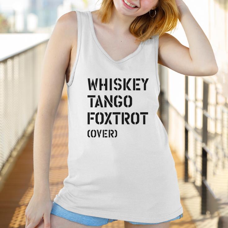 Wtf Over Whiskey Tango Foxtrot Over Women Tank Top