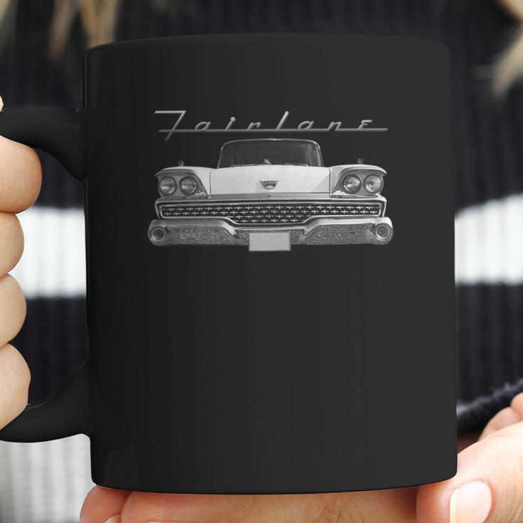 1959 Ford Fairlane Front White Coffee Mug