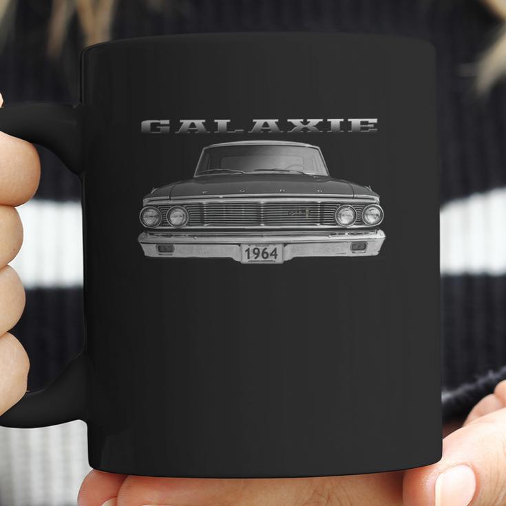 1964 Ford Galaxie Front Black Coffee Mug