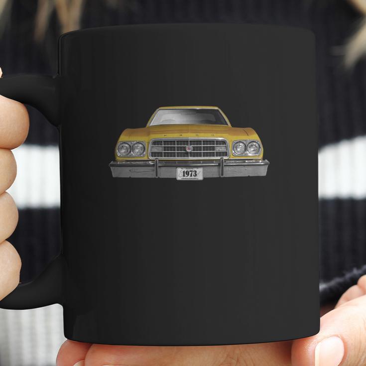 1973 Ford Gran Torino Two Sided Gold Coffee Mug