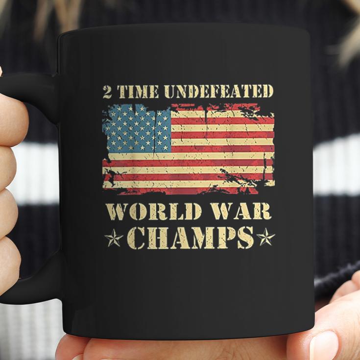 2 Time Undefeated World War Champs Coffee Mug