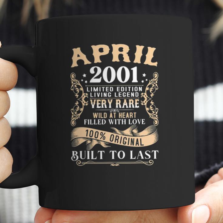 20Th Birthday Decoration April 2001 Men Women 20 Years Old Coffee Mug