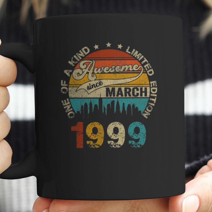 22 Years Old Birthday Gifts Awesome Since March 1999 Ver2 Coffee Mug