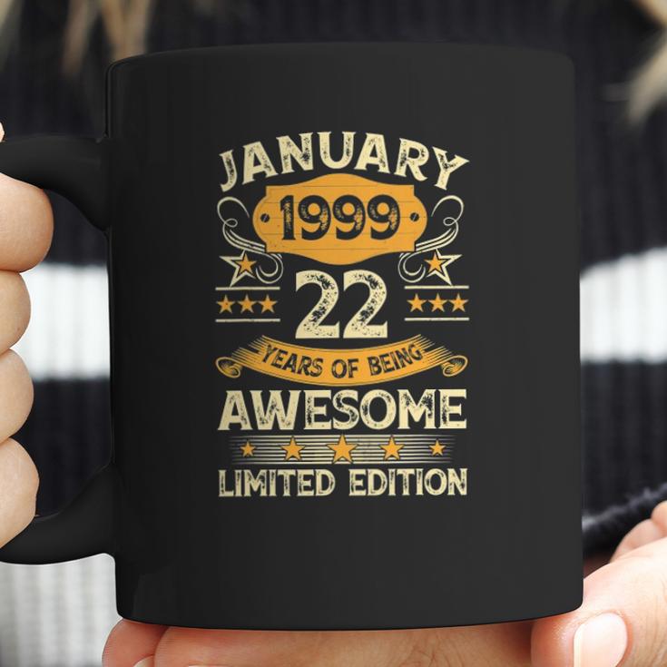 22 Years Old Gifts Vintage January 1999 22Nd Birthday Gift Coffee Mug