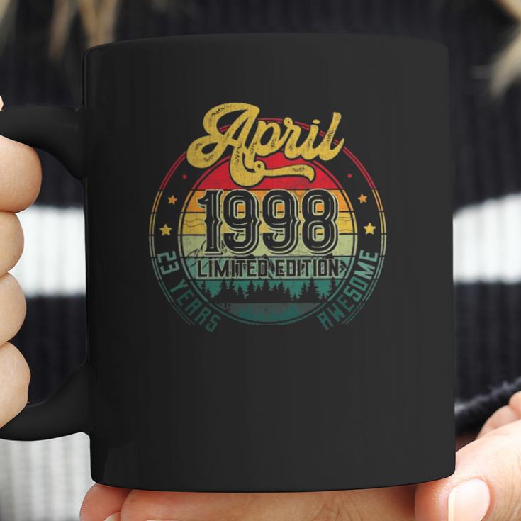 23Rd Birthday Gifts 23 Years Old Retro Born In April 1998 Ver2 Coffee Mug