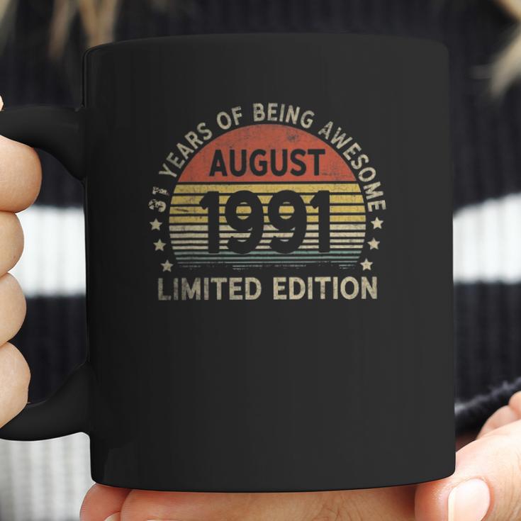 31 Years Old August 1991 Limited Edition 31St Birthday Coffee Mug