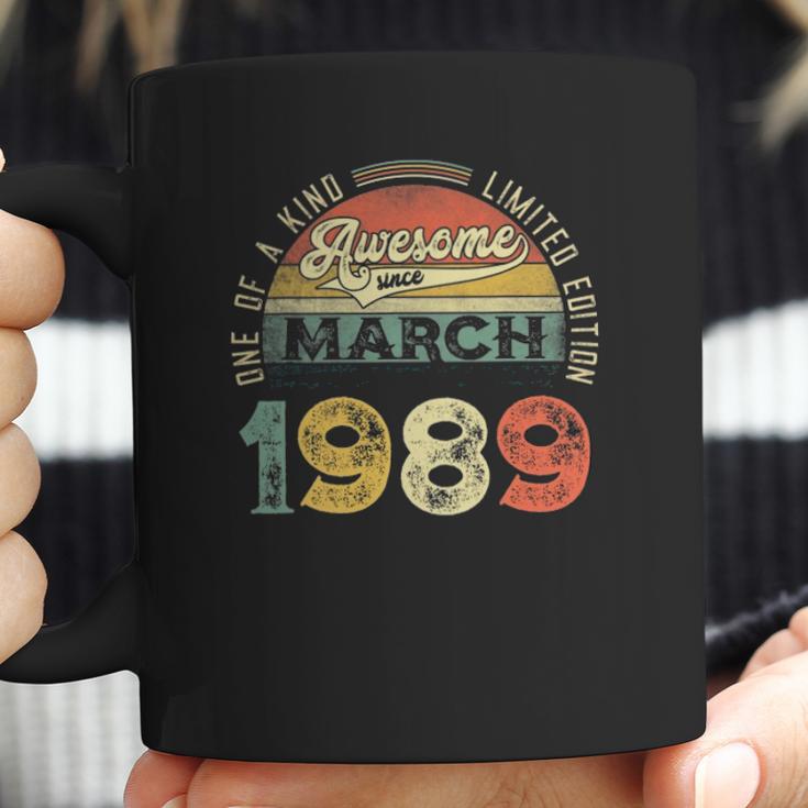 32Nd Birthday Decorations March 1989 Men Women 32 Years Old Coffee Mug