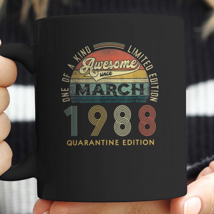 33 Years Old Vintage March 1988 33Rd Birthday Awesome Coffee Mug