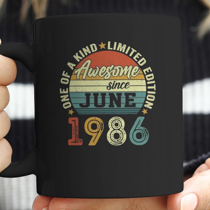 35 Years Old Birthday Awesome Since June 1986 35Th Birthday Coffee Mug