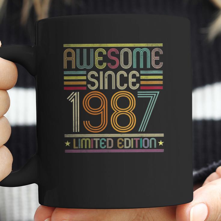 35Th Birthday Vintage Tee 35 Years Old Awesome Since 1987 Ver2 Coffee Mug