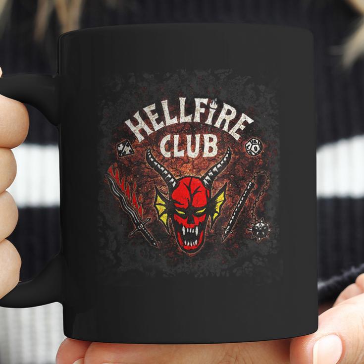 4 Hellfire Club Skull & Weapons Coffee Mug