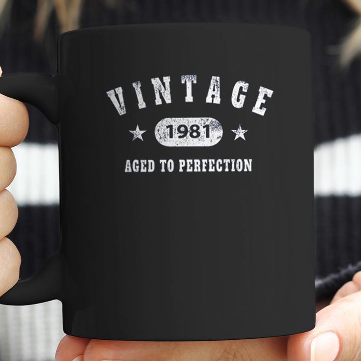 40Th Birthday Gift Vintage 1981 Aged To Perfection Coffee Mug