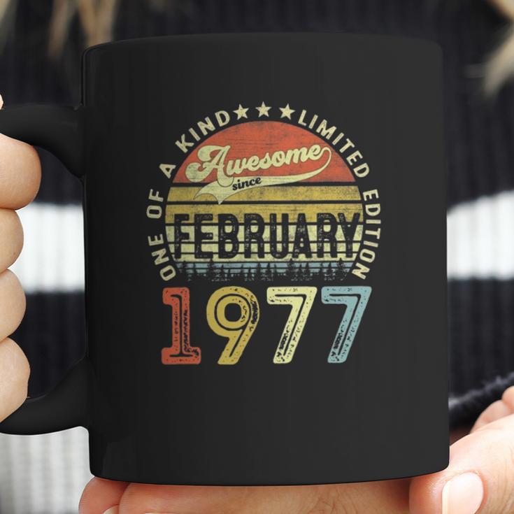 44 Years Old Gifts Awesome Since February 1977 44Th Birthday Coffee Mug