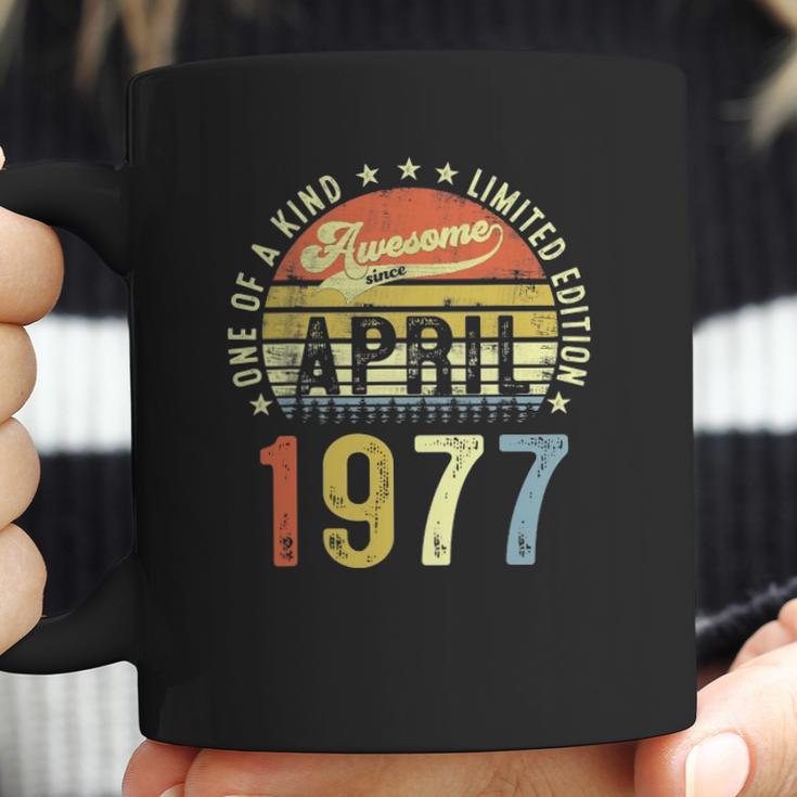 44 Years Old Birthday Awesome Since April 1977 44Th Bday Coffee Mug