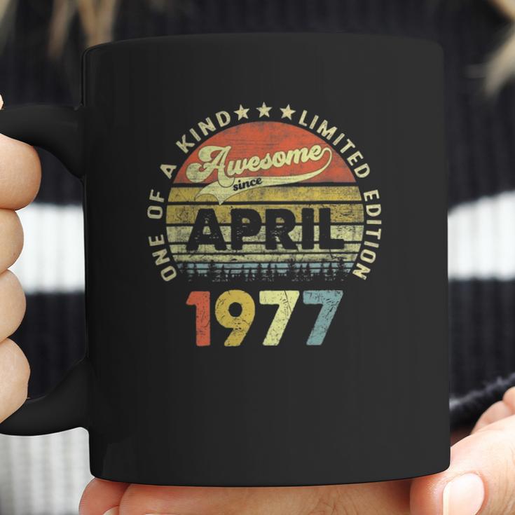 44 Years Old Birthday Gifts Awesome Since April 1977 Ver2 Coffee Mug