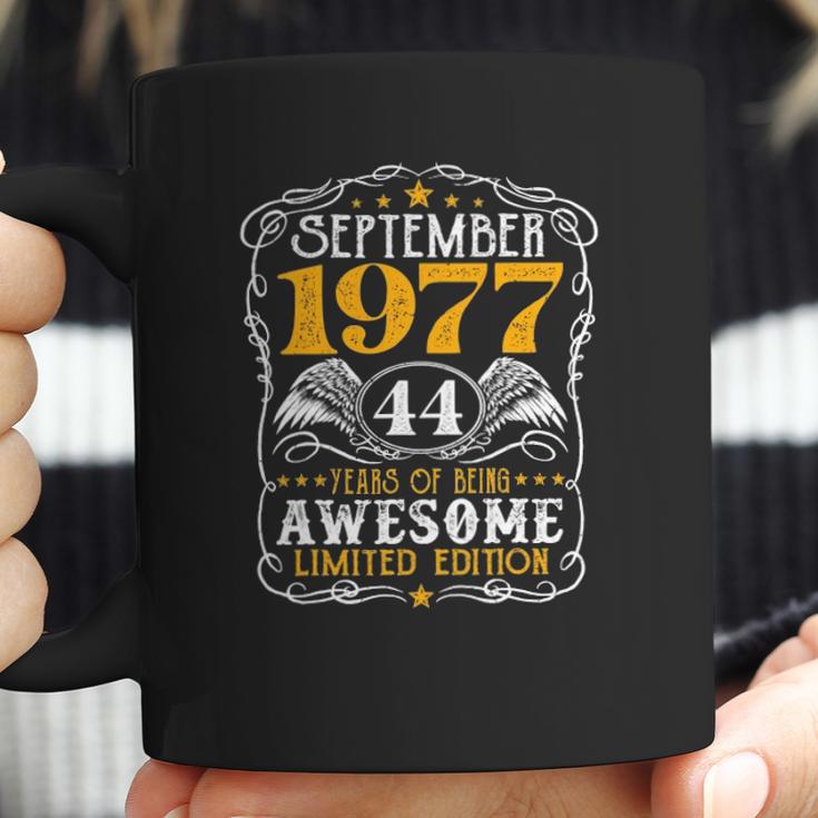 44 Years Old September 1977 Retro Awesome 44Th Birthday Coffee Mug