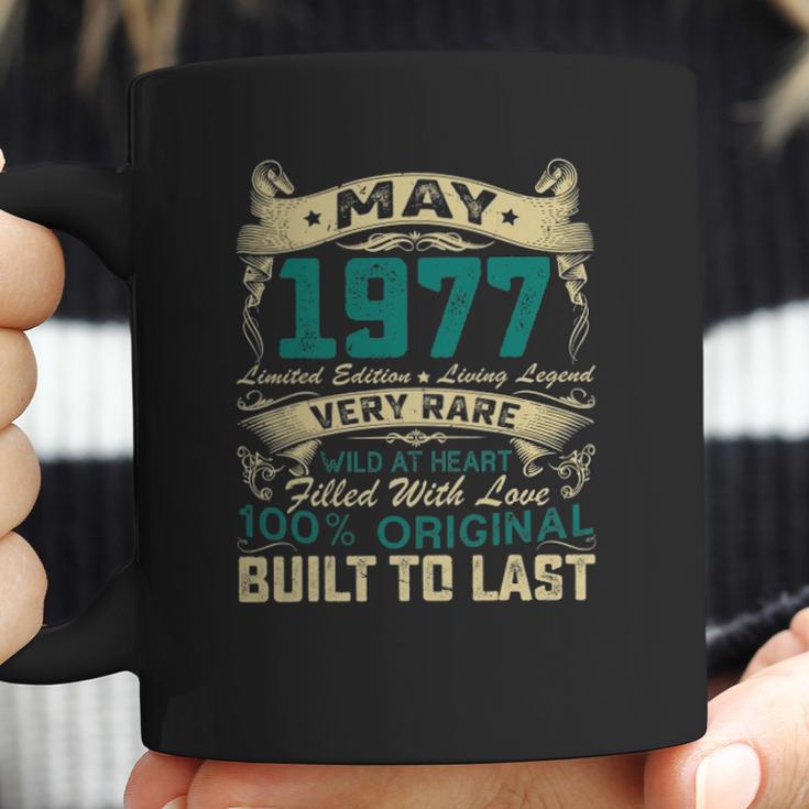 44Th Birthday Decorations May 1977 Men Women 44 Years Old Coffee Mug