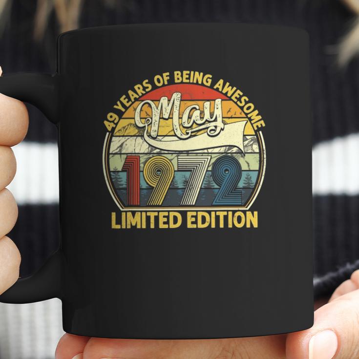 49Th Birthday Gifts 49 Years Old Retro Born In May 1972 Ver2 Coffee Mug