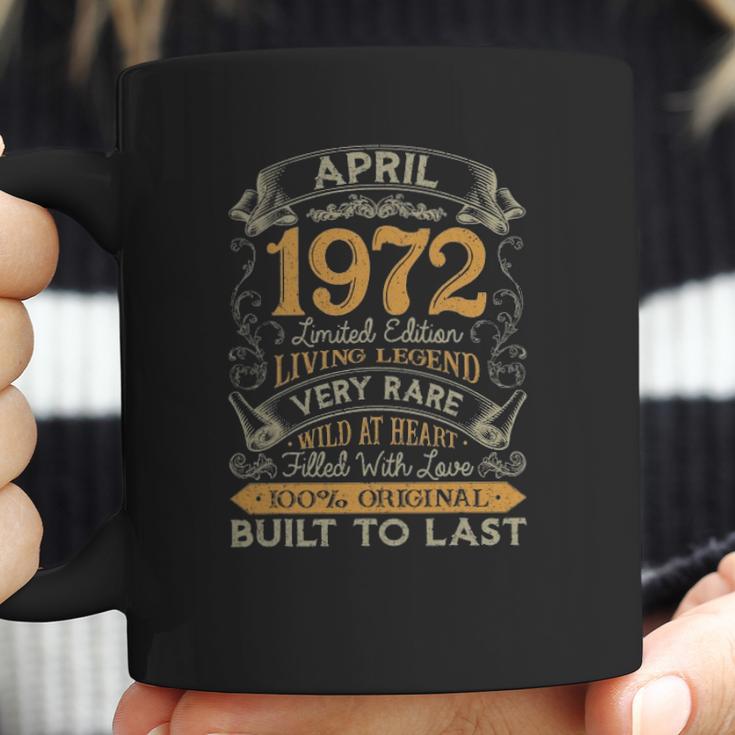 49Th Birthday Gift 49 Years Old Retro Vintage April 1972 Ver2 Coffee Mug